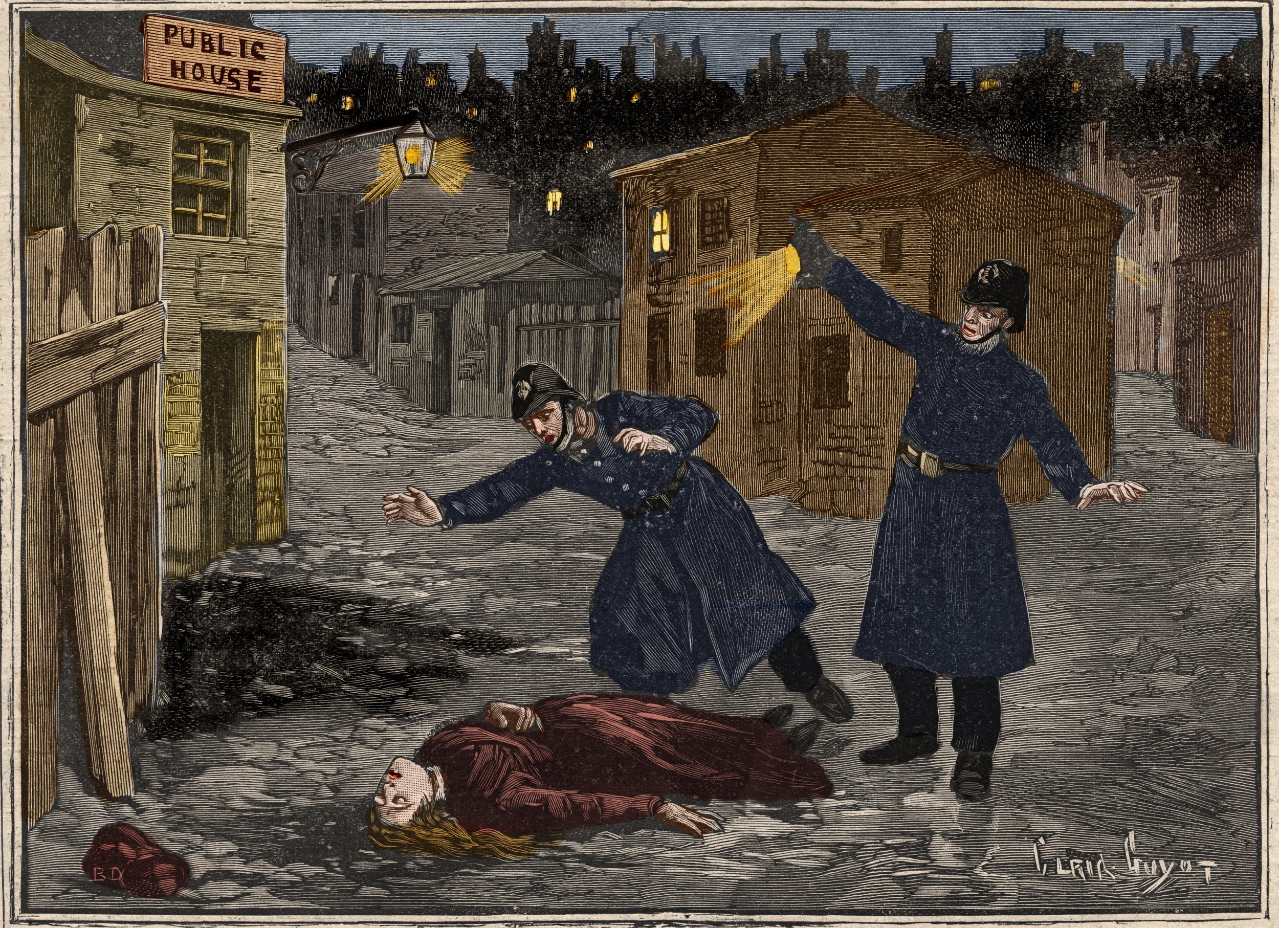 Whitechapel Murder Crime Scene.