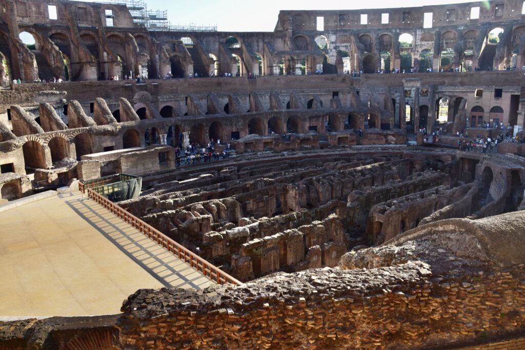 Interior of Colosseum, Rome, Italy Image credit: Ank Kumar